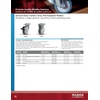 image:imageRichelieu  2 1516inch Industrial TPR Rubber Swivel Plate Caster 165 lbSwivel Casters with Full Lock Brake