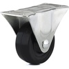 image:imageRichelieu  2inch Industrial Rubber Swivel Plate Caster with Brake 125 lbFixed Casters