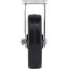 image:imageRichelieu  2inch Industrial Rubber Swivel Plate Caster with Brake 125 lbFixed Casters