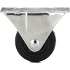 image:imageRichelieu  2inch Industrial Rubber Swivel Plate Caster with Brake 125 lbFixed Casters