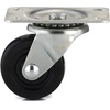 image:imageRichelieu  2inch Industrial Rubber Swivel Plate Caster with Brake 125 lbSwivel Casters