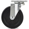 image:imageRichelieu  2inch Industrial Rubber Swivel Plate Caster with Brake 125 lbSwivel Casters