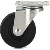 image:imageRichelieu  2inch Industrial Rubber Swivel Plate Caster with Brake 125 lbSwivel Casters