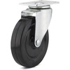 image:imageRichelieu  2inch Industrial Rubber Swivel Plate Caster with Brake 125 lbSwivel Casters