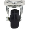 image:imageRichelieu  2inch Industrial Rubber Swivel Plate Caster with Brake 125 lbSwivel Casters