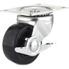 image:imageRichelieu  2inch Industrial Rubber Swivel Plate Caster with Brake 125 lbSwivel Casters with Brake