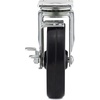 image:imageRichelieu  2inch Industrial Rubber Swivel Plate Caster with Brake 125 lbSwivel Casters with Brake