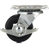image:imageRichelieu  2inch Industrial Rubber Swivel Plate Caster with Brake 125 lbSwivel Casters with Brake