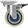 image:imageRichelieu  4 1516inch Industrial Polyamide Swivel Plate Caster 440 lbSwivel Casters with DoubleLock Brake