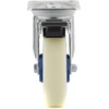 image:imageRichelieu  4 1516inch Industrial Polyamide Swivel Plate Caster 440 lbSwivel Casters with DoubleLock Brake