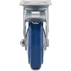 image:imageRichelieu3 1516in Industrial Elastic Rubber Swivel Plate Caster 132 lbSwivel Casters with DoubleLock Brake