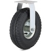 image:imageRichelieu  10inch Industrial Pneumatic Rubber Swivel Plate Caster 264 lbFixed Casters