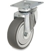 image:imageRichelieu  2 1516inch Industrial TPR Rubber Swivel Plate Caster 165 lbSwivel Casters