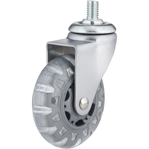 image:imageRichelieu Hardware 27583020502 Contemporary Furniture Swivel Caster with Brake 21516 in 75 mm Wheel Diameter Light GraySwivel Caster