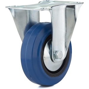 image:imageRichelieu3 1516in Industrial Elastic Rubber Swivel Plate Caster 132 lbFixed Casters