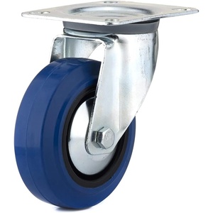image:imageRichelieu3 1516in Industrial Elastic Rubber Swivel Plate Caster 132 lbSwivel Casters
